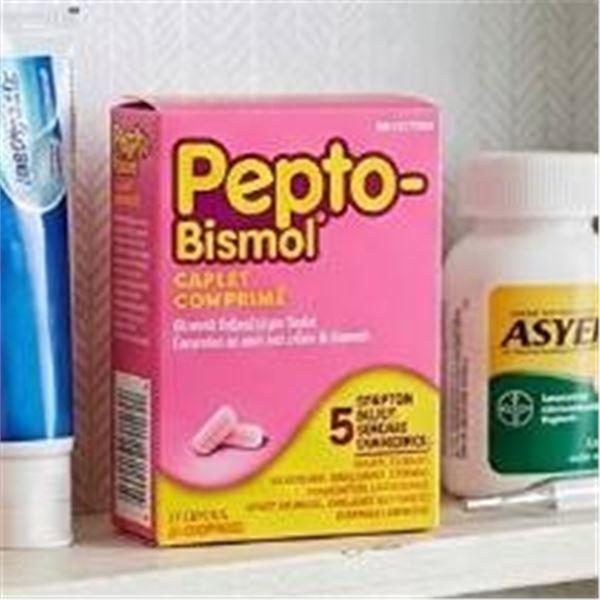Pepto-Bismol Caplets 24 Count, 2 Boxes