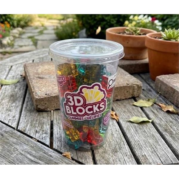 6 Huer 3D Blocks Gummies 370g Each