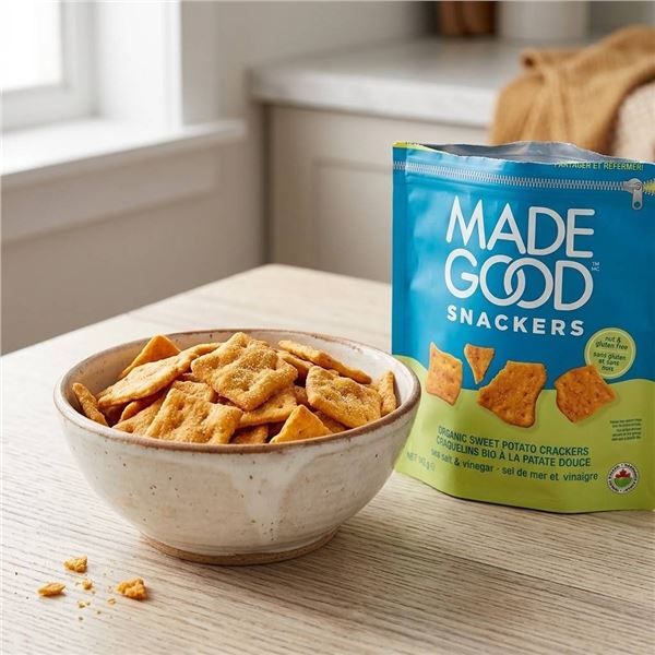 MadeGood Organic Sweet Potato Crackers