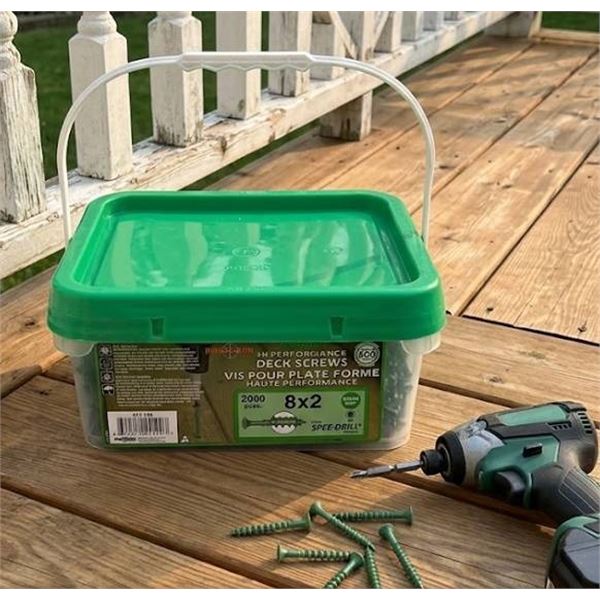 Precision 8x2 Hi-Performance Deck Screws