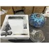 Image 2 : Blue Stained Glass Floor Lamp Kit