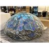 Image 3 : Blue Stained Glass Floor Lamp Kit