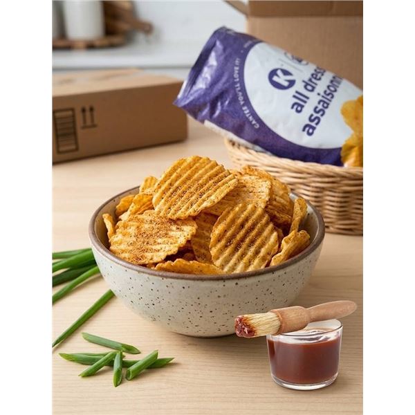K All Dressed Potato Chips 8 x 180g