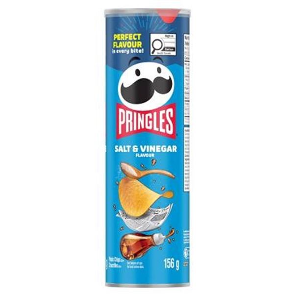 Pringles Salt & Vinegar 156g Canister