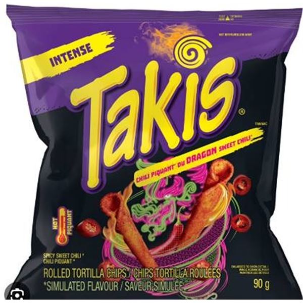 Takis Intense Dragon Sweet Chili Chips 90g