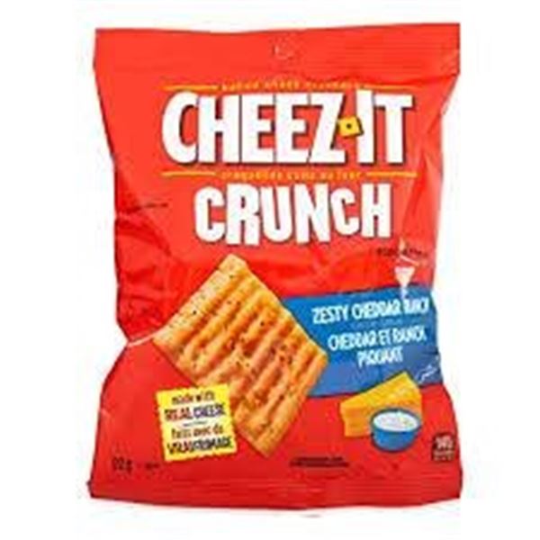 Cheez-It Crunch Zesty Cheddar Ranch 92g, 6pk