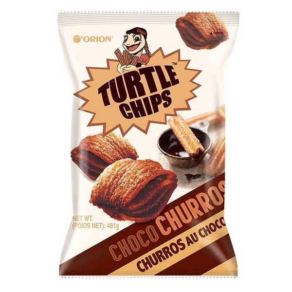 Orion Turtle Chips Choco Churros 160g