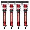 Image 1 : Powerbuilt Ratchet Tie Down Set, 4 Pieces