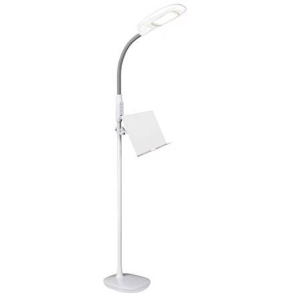 OttLite LED Floor Lamp with USB and Tablet