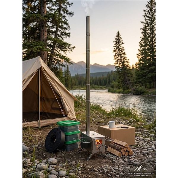 Portable Stainless Steel Wood Burner