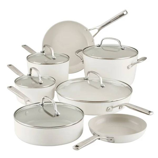 KitchenAid 12-Piece Hard-Anodized Ceramic Set