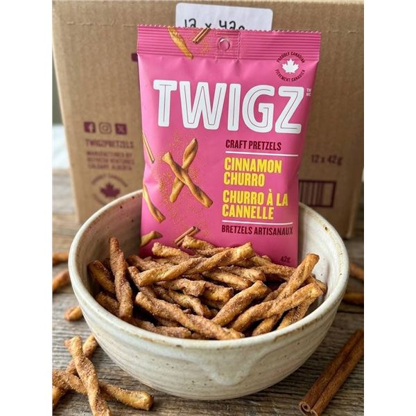 Twigz Cinnamon Churro Pretzels 12 Pack