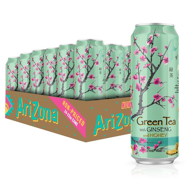 Arizona Green Tea with Ginseng and Honey, 24x
