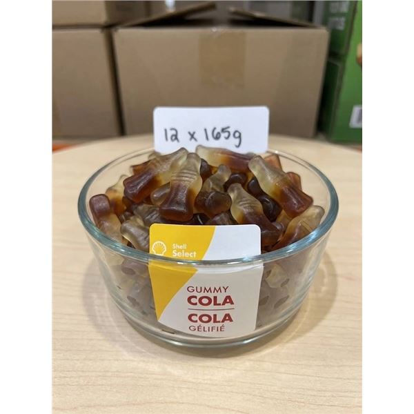 Shell Select Gummy Cola Candy 165g x12