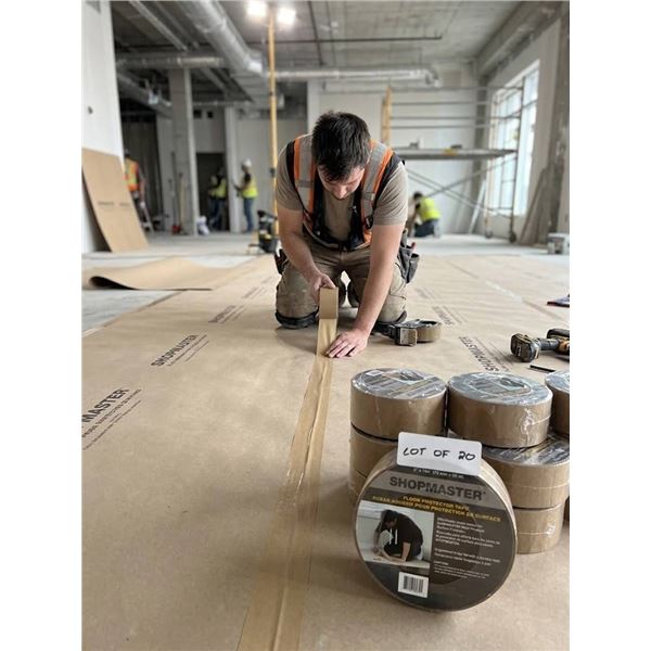 Shopmaster Floor Protector Tape, 3" x 164' (x