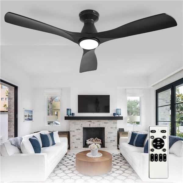 Depuley 3-Blade Ceiling Fan, 18C-WG-AP