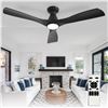 Image 1 : Depuley 3-Blade Ceiling Fan, 18C-WG-AP