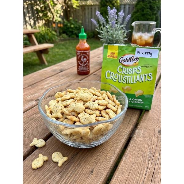 Goldfish Crisps Sour Cream & Onion 177g