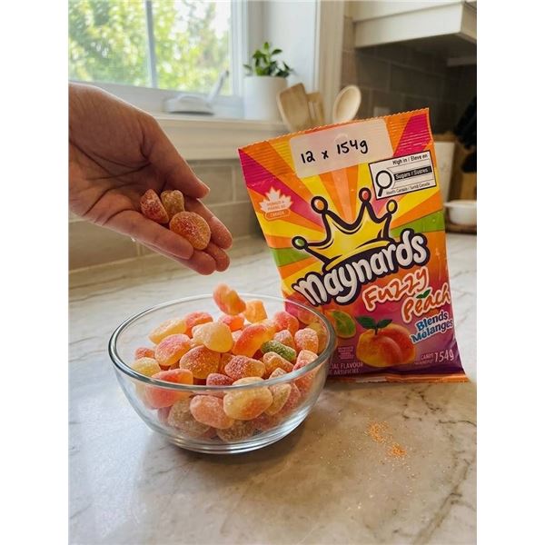 Maynards Fuzzy Peach Blends MÃ©langes 154g