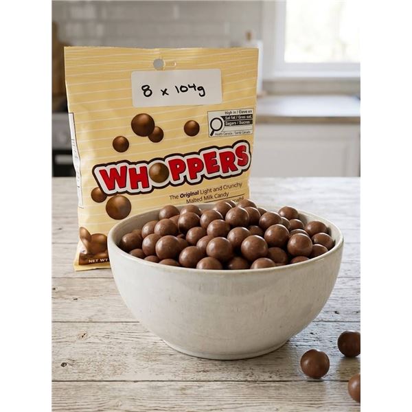 Whoppers Malted Milk Candy 8 x 104g