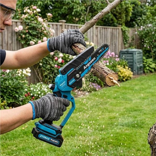 Angseen Brushless Mini Chainsaw 1000W