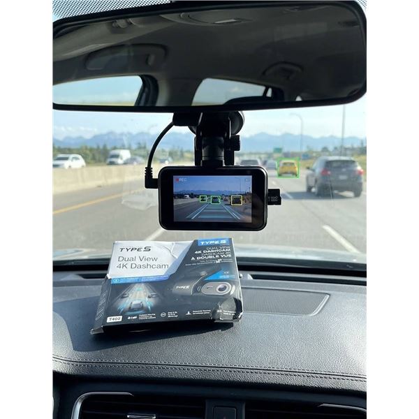 TYPE S Dual View 4K Dashcam T402