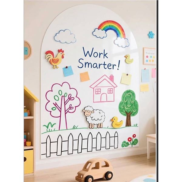 2 Magnetic Wall Decals, 905x43.2 cm