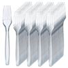 Image 1 : Prestee 300 Clear Plastic Forks, Lot of 2