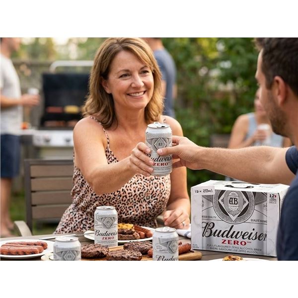 Budweiser Zero 12-Pack 355ml Cans
