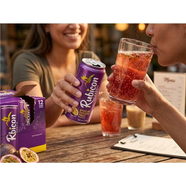 Rubicon Sparkling Passion Fruit 12 Pack