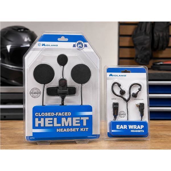 Midland Headset Kits, Helmet and Ear Wrap