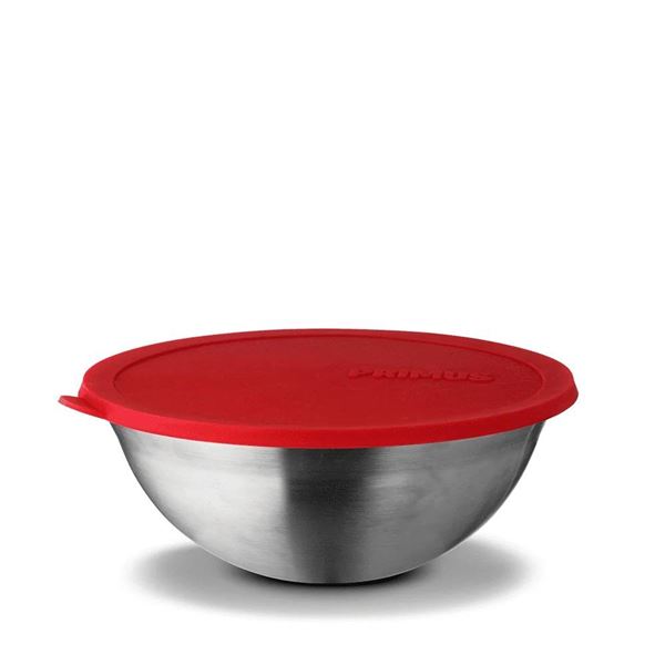 Primus Stainless Steel Bowl with Red Lid