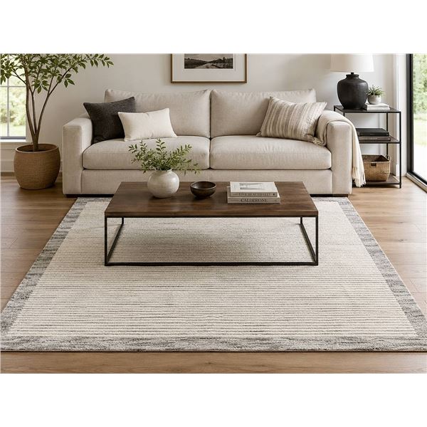 IKEA ELVARLI 5' x 7' Wool Rug