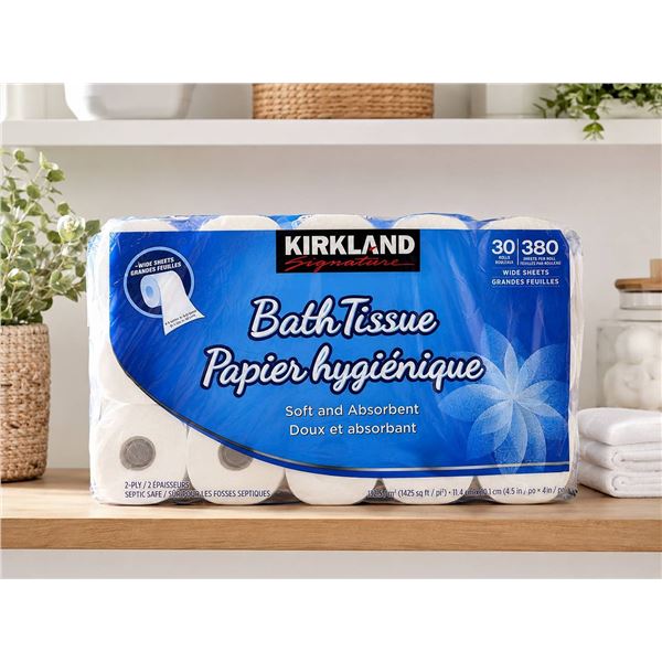 Kirkland Signature Bath Tissue, 30 Rolls