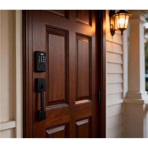 Weiser Electronic Deadbolt & Handleset Combo