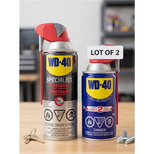 WD-40 Penetrant Rust Release and Multi-UseÂ  product Lot