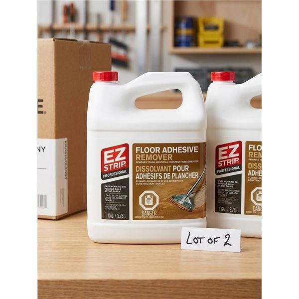 EZ Strip Floor Adhesive Remover, 2Â  x 1 Gallon