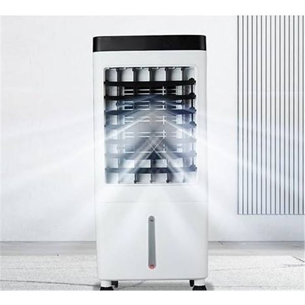 Mobile Evaporative Air Cooler with Remote Control (110V) with 3 Speed Settings, 25.8x27.5x58cm