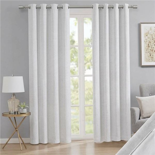 Beautyrest Black 100% Blackout Curtains, 2 panels, 90 inches