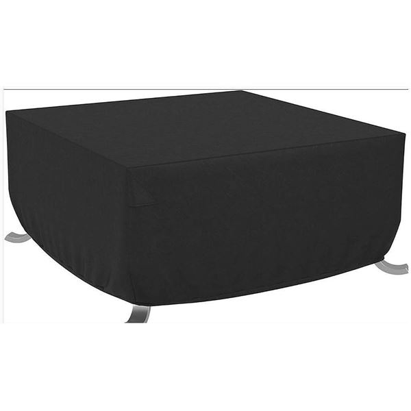 Amazon Basics Square Patio Fire Pit Cover 44"x44"x22"