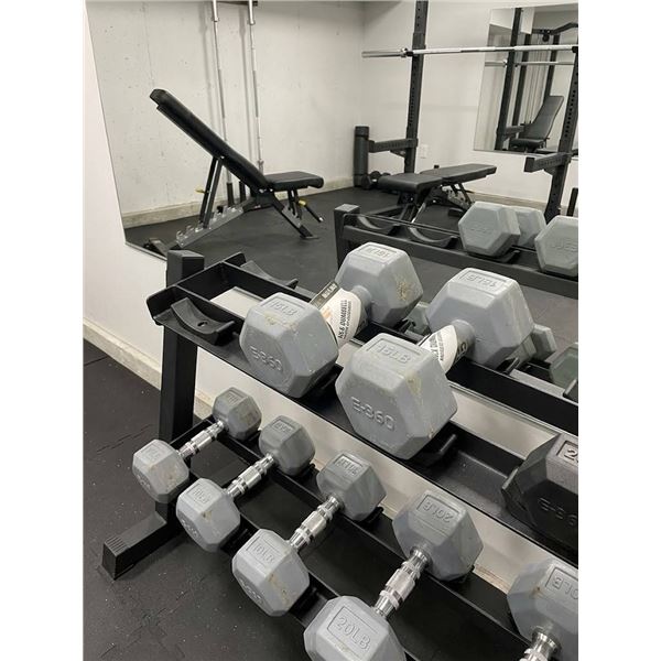 Pallet of 72 Sets of 15lb Hex Dumbbells