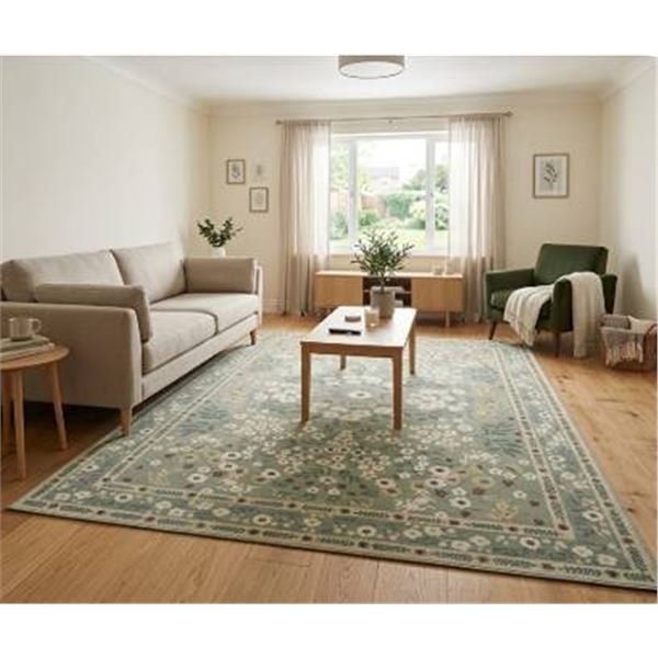 Wyatt & Ash Machine Washable Area Rug