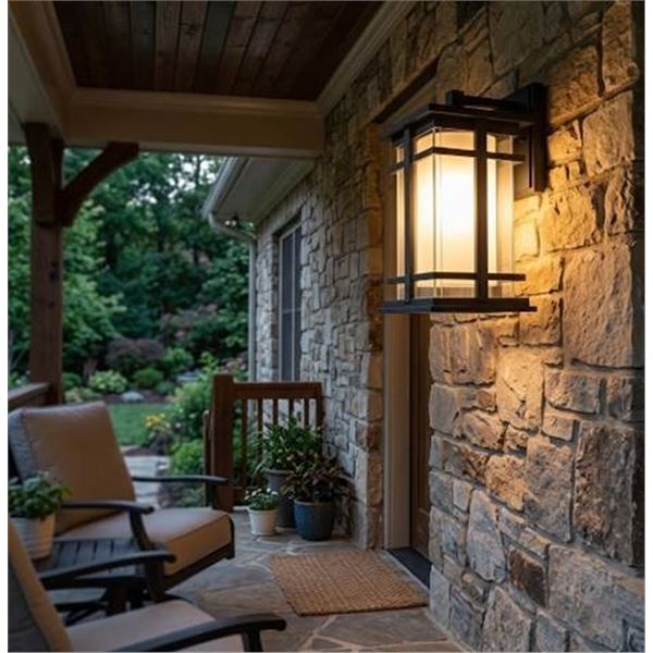 Lutec Craftsman Outdoor LED Wall Lantern
