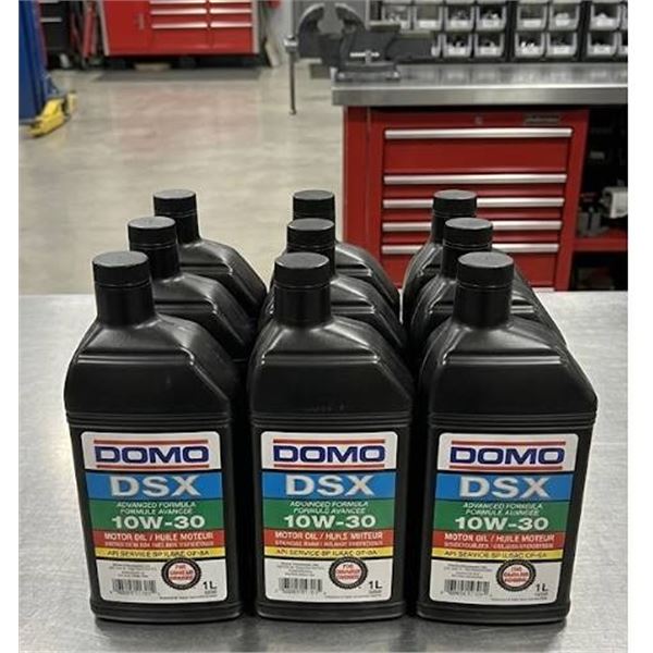 DOMO DSX 10W-30 Synthetic Blend Motor Oil 9x1L