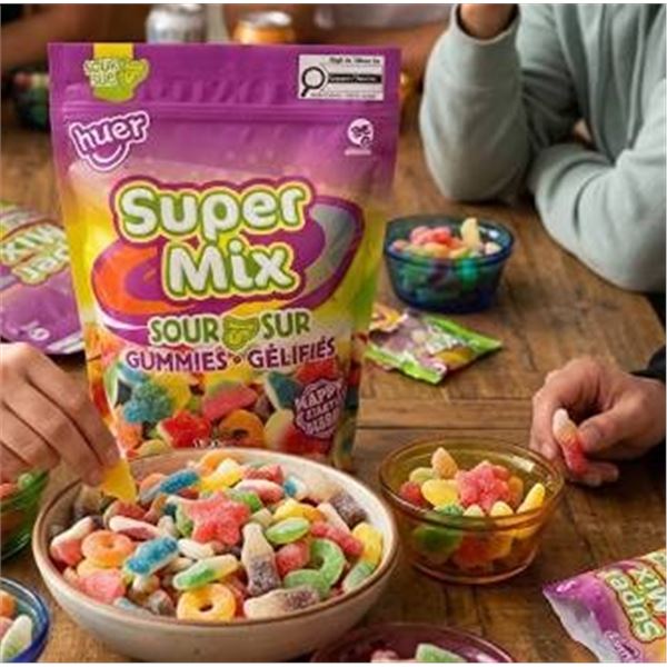 Huer Super Mix Sour Gummies 1.2 kg