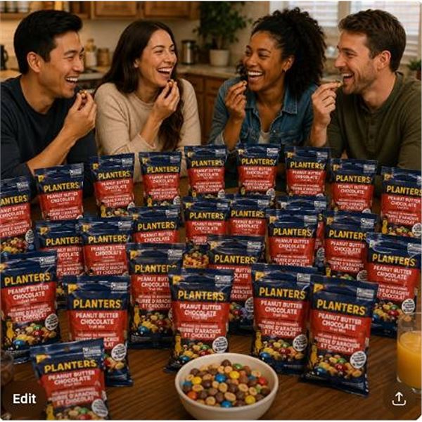 Planters Peanut Butter Chocolate Trail Mix 36x55g