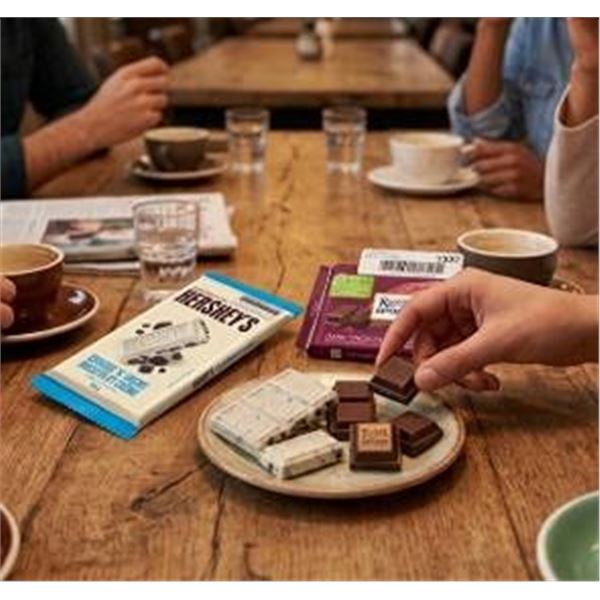 Hershey's Cookies 'N' Creme and Ritter Sport 11 Bars total