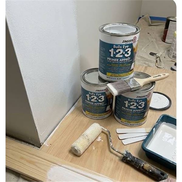 Zinsser Bulls Eye 1-2-3 Primer 946ml, 3 Pack
