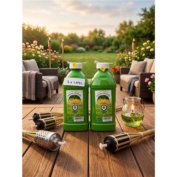 Sierra Citronella Torch Fuel 2 x 1.05L