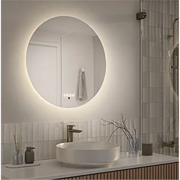 Artika Milan LED Wall Mirror 28" Round